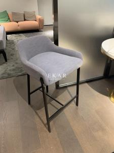 China Modern Fabric Upholstery High Metal Bar Chair wholesale