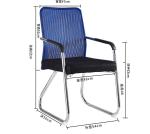 Green Mesh Armrest Ergonomic Office Chair Meeting Room Executive Furniture
