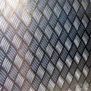 China AISI 5083 Alloy 5 Bar Aluminium Checker Plate 4 X 8 Mill Finish For Decoration wholesale