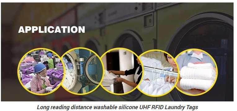 PPS Dry Washing Waterproof RFID Laundry Tag High Temperature Resistance