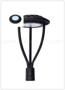 China Post Fitter Mount Post Top LED Circular Area Light , 80W Pathway Pole Light Fixture wholesale