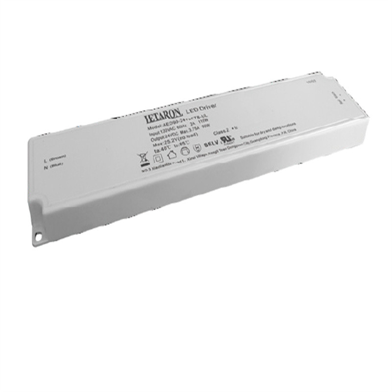 30000 Hours Warranty Led Power Supply 24v 90W Output For Bathroom Light