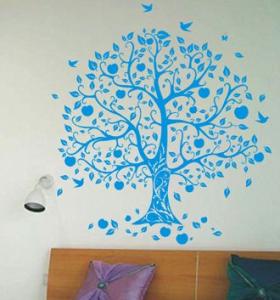 China Removable Wall Flower Stickers G175 / Floral Wall Stickers wholesale