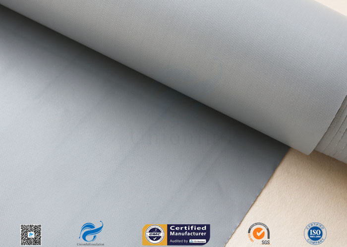 0.25mm Plain Waterproof PVC Coated Fiberglass Fabric For Fireproof Tents