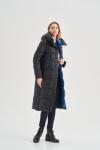 FODARLLOY Shine High Quality ladies warm hooded fur collar cotton-padded clothes