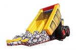 PVC Material Children'S Inflatable Slides Heavy Dump Truck Shape With Repair
