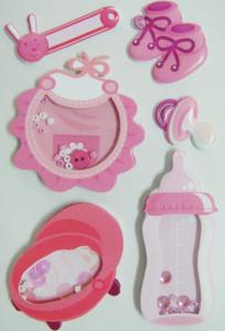 China Die Cut Pink Shaker Vintage Toy Stickers Kawaii Sticker Set Safe Non Toxic wholesale