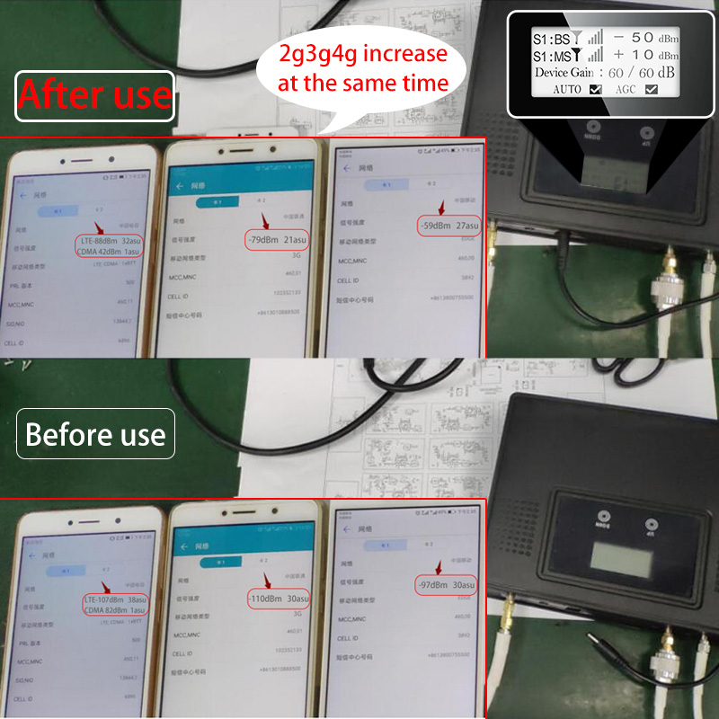 2G 3G 4G Cell Phone Signal Receiver Gsm Dcs Umts LTE Cell Phone Signal Booster