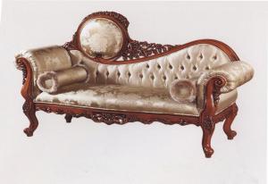 China Bedroom Luxury Chaise Lounge Royal Antique Elegant Dormeuse Chaise Longue wholesale