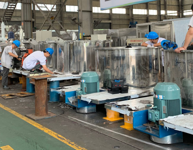 Peony High quality Stainless steel GMP standard Scraper Basket Centrifuge With Siemens PLC Programming