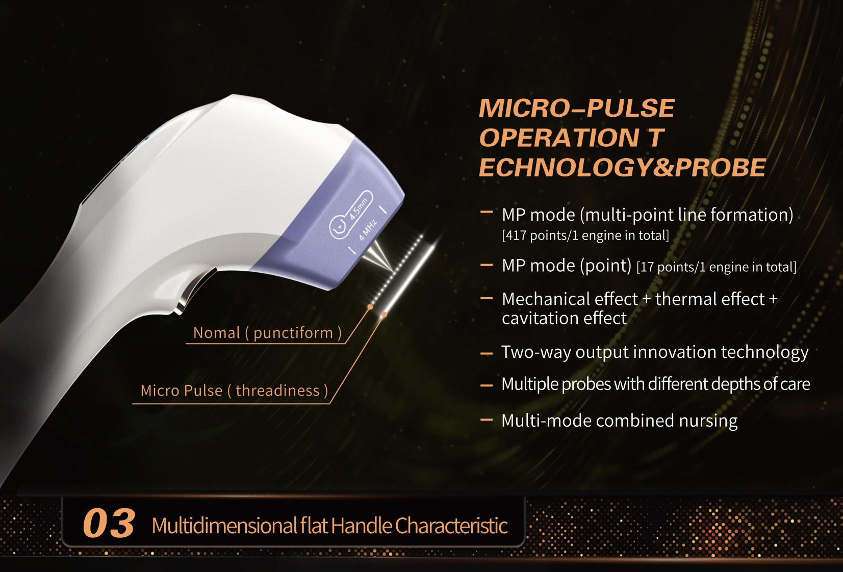 3 Handles High Security Ultraformer Hifu MPTS 6.0J Energy 650W Power