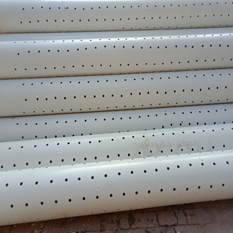 Customizable Perforated PVC Drainage Pipe with Round Head Long-Lasting Performance