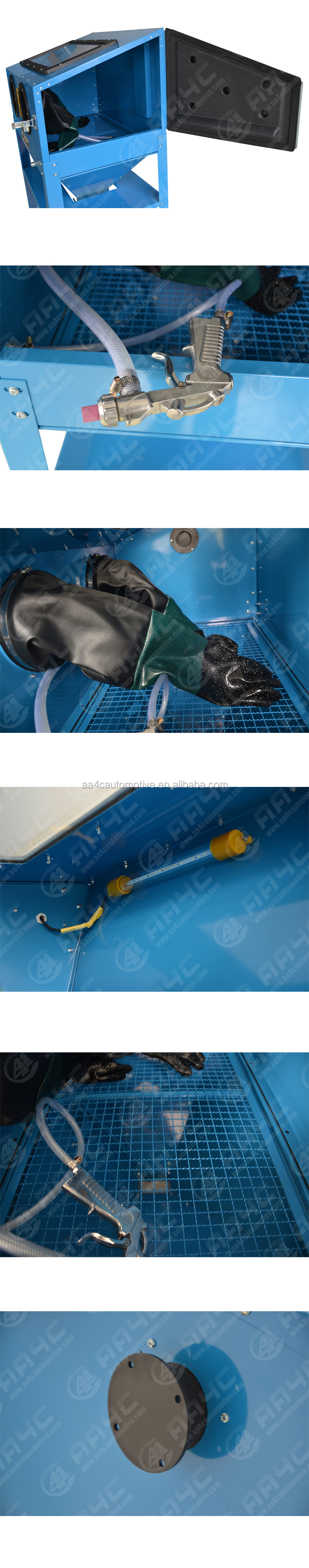 AA4C 350L sand blasting cabinet sandblast cabinet sandblasting machine for workshop