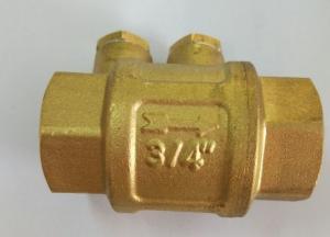 China 3/4'' Brass Needle Valve , 125 Psi Swp Brass Pressure Valve wholesale