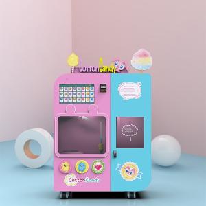 China Intelligent Flower Candy Floss Vending Machine Pink Blue 240V wholesale