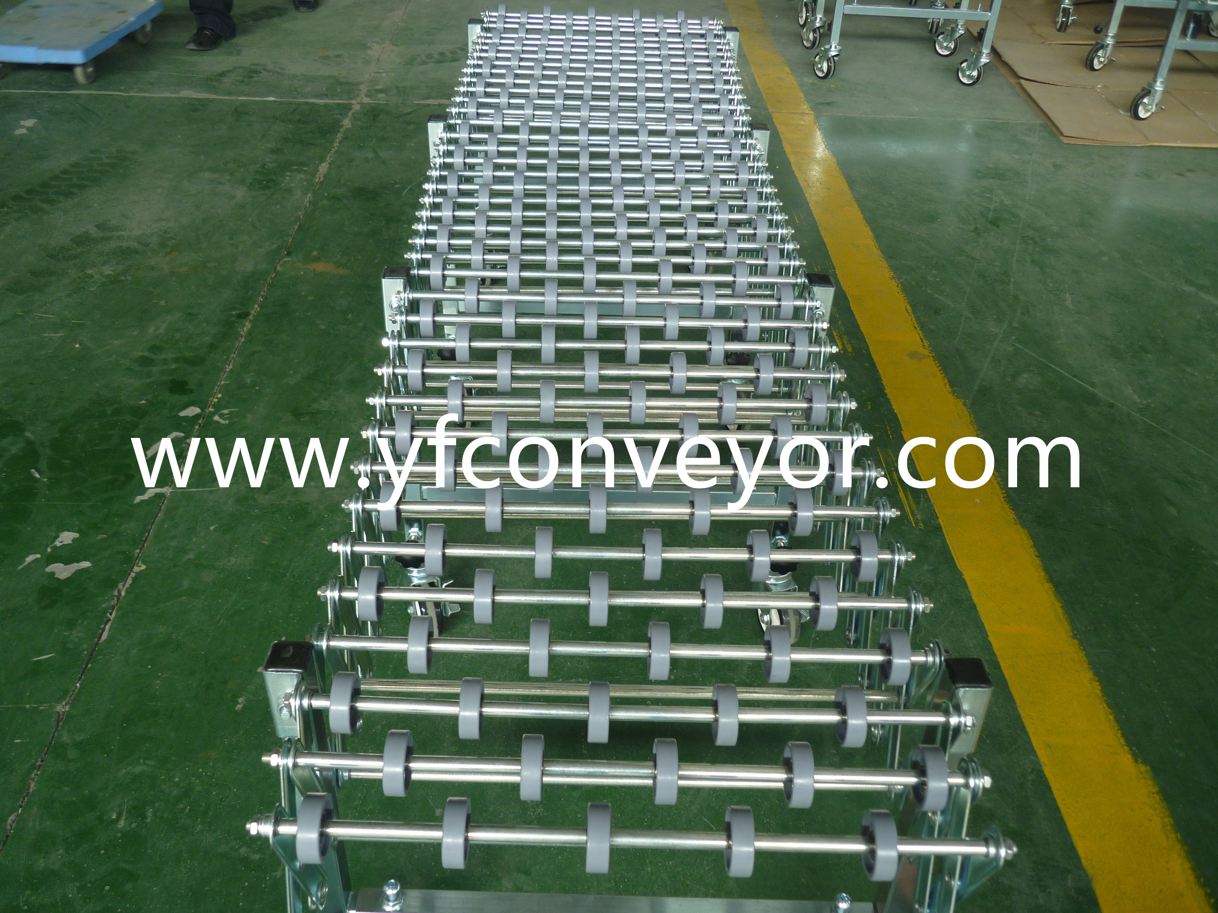Factory Price Flexible Gravity Plastic Wheel Conveyor/ Hot Sale Flexible Gravity Plastic Skate Wheel Conveyor