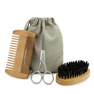 China Customized Logo Beard Care Set 10cm Portable Beard Trimming Tool wholesale