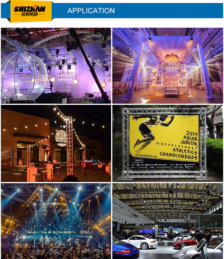Outdoor Performance Aluminium Lighting Truss Display Round Stage Platform