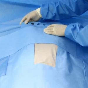 China EN 13795 Disposable Surgical Orthopedic Hip Drape SMS Hip Procedure Packs on sale
