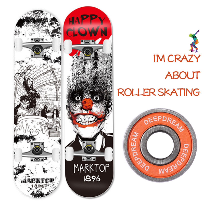 High-Speed Miniature Deep Groove Ball Bearing Skateboard Roller Bearing 608ZZ 608RS 608 2RS For Toys