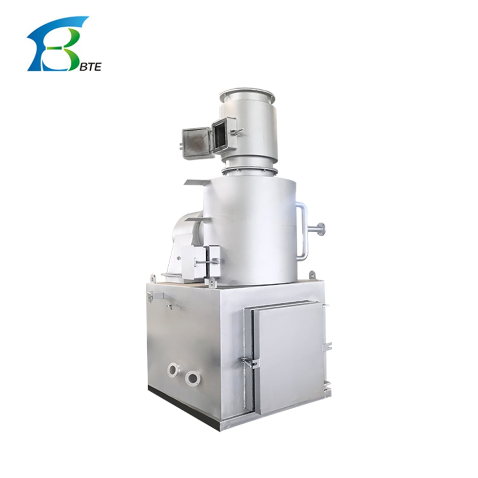 Carbon Steel SUS304 316 WFS-50 Small Solid Waste Incinerator With Heat Recovery System