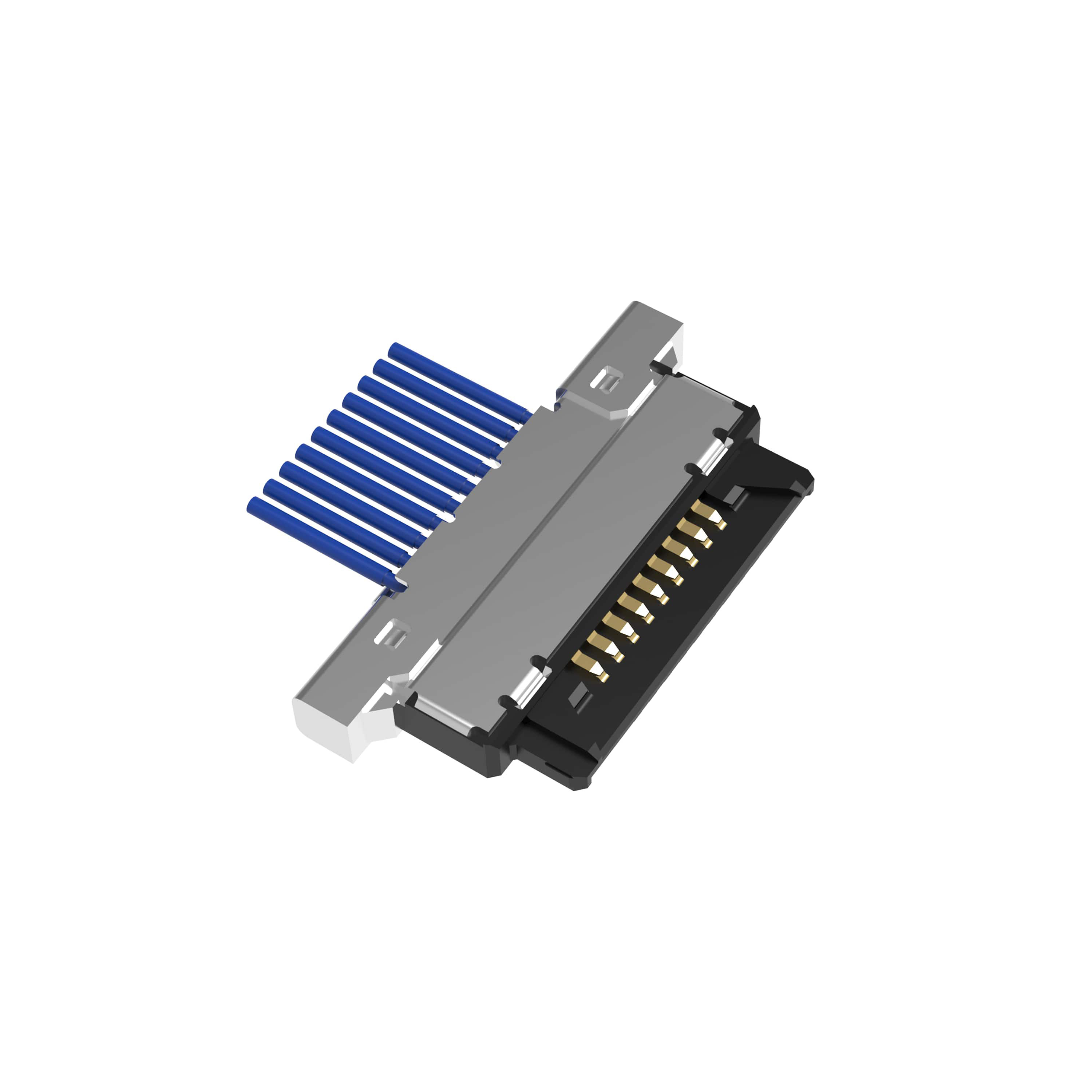 CABLINE V 20345-010T-32R Micro LVDS Coaxial Cable 0.5 mm pitch, Horizontal mating type micro-coaxial connector