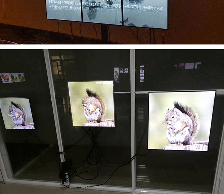 22" 33" inch 1:1 square screen 1920x1920 LED WIFI network Android display with HDM1 input port for advertising video signage
