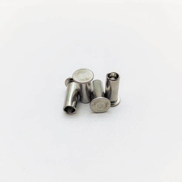 316 Stainless Steel Marine Rivets M5-M12 Flat Head 40% Hollow