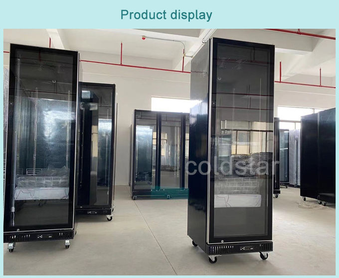 Commercial Glass Door Bottle Cooler Display Fridge For Beer Cold Drink