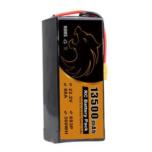 China Molicel 6S3P 13500mAh Drone Battery Deans Etc. Connector Type Drone Battery Units for 12Months/one Year wholesale
