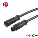 5 Pin 300V 5A Low Voltage Waterproof Connector with cable