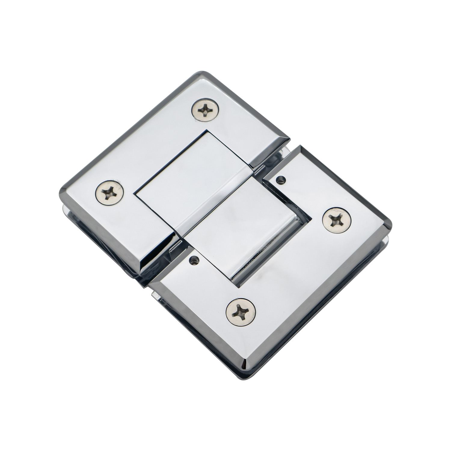 Upgrade Your Bathroom with 90*55mm Adjustable Function Shower Glass Hinge Wall to Wall