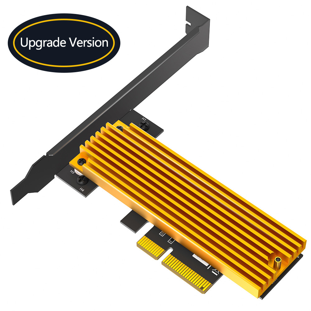 M.2 NGFF PCI-e SSD to PCI Express 3.0 x4 Host Adapter Card - Support M.2 PCIe (NVMe or AHCI) Type 2242 2260 2280