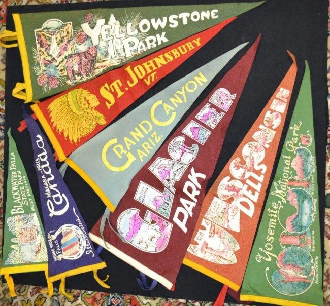 Advertising Custom Felt Pennant Flags Custom 40 Colors For Sport Decoration