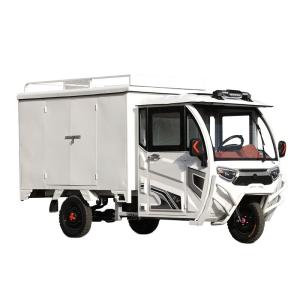 China 60V 1800W Fully Enclosed Electric Tricycle Express Truck with Multiple Colour Options wholesale