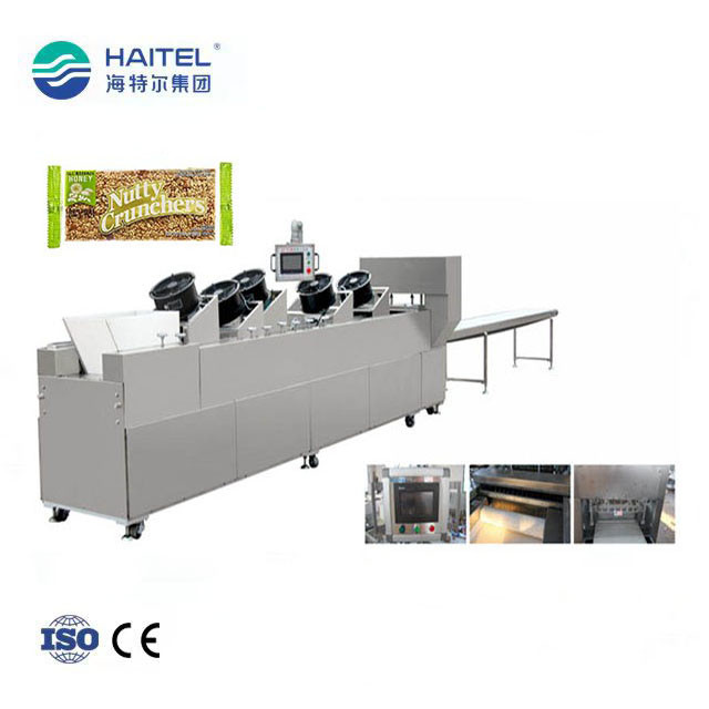 PLC Control Automatic Peanut Cereal Bar Production Line 50HZ