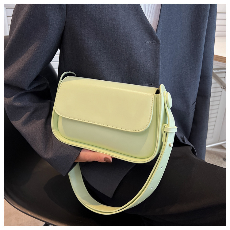 Main Material PU Women's Satchel Brans Handbag Fashion Luxury Shoulder Bag for Dating