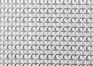 China Crimped Architectural Flexible Metal Mesh Fabric SS310 Plain Weave wholesale