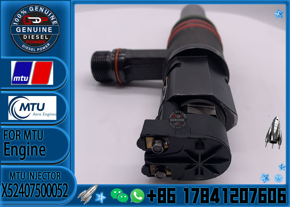 High Quality New Common Rail Injector Diesel Fuel Injector Nozzle Assembly VTO-G441M48B X52407500052 For MTU