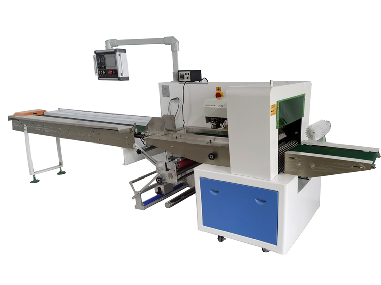 100bags/min Food Packaging Machine 600mm POF Film Shrink