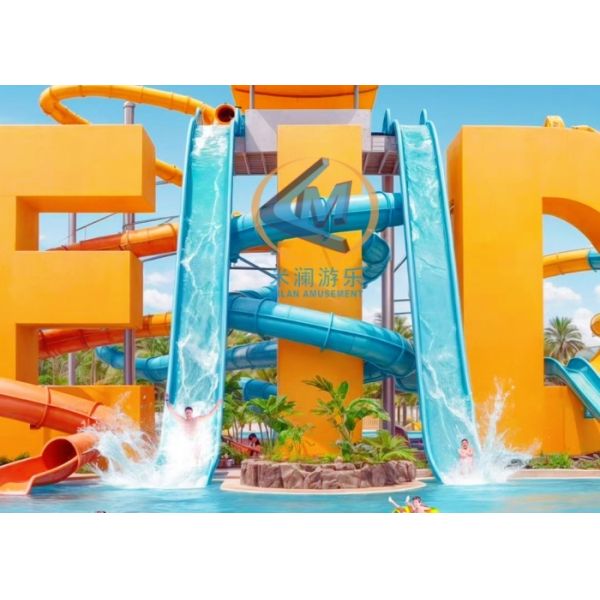 Thrilling Water Fly Slide Public Use Innovative For Indoor Outdoor Amusement Park