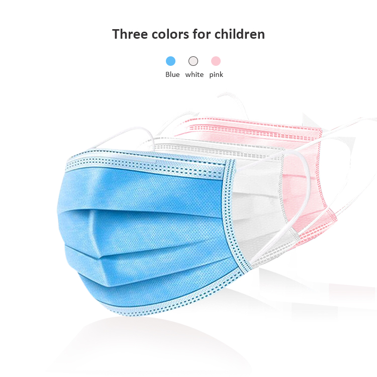 Child Surgical Mask Pp Non Woven Kids Medical Face Mask Efficient Filtration 1
