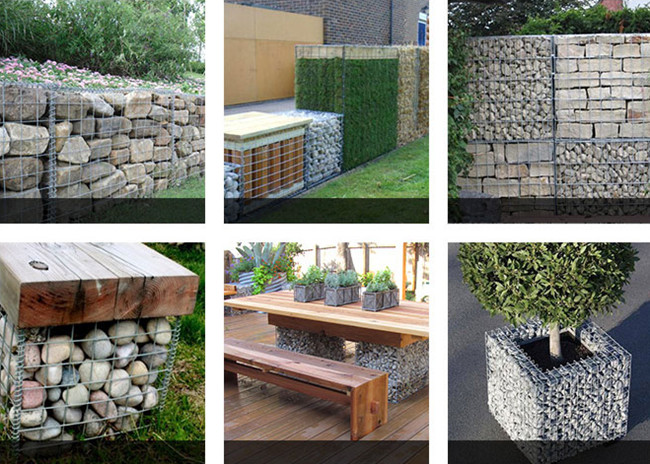 4mm Diameter 2.0x1.0x0.5 Welded Gabion Mesh Baskets Anti Erosion