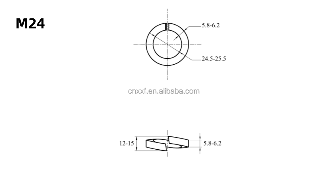 GB93 Standard NXF 2507 Flat Washer Duplex Stainless Steel Spring Washer for General Industry Performance Optimization