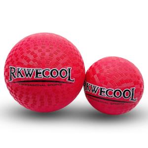 China Harmless Lightweight Red Rubber Ball Dodgeball Nonslip Bouncy Bulk wholesale