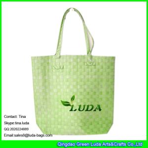 China LUDA blue pp strap cheap straw handbags waterproof wholesale handbags wholesale