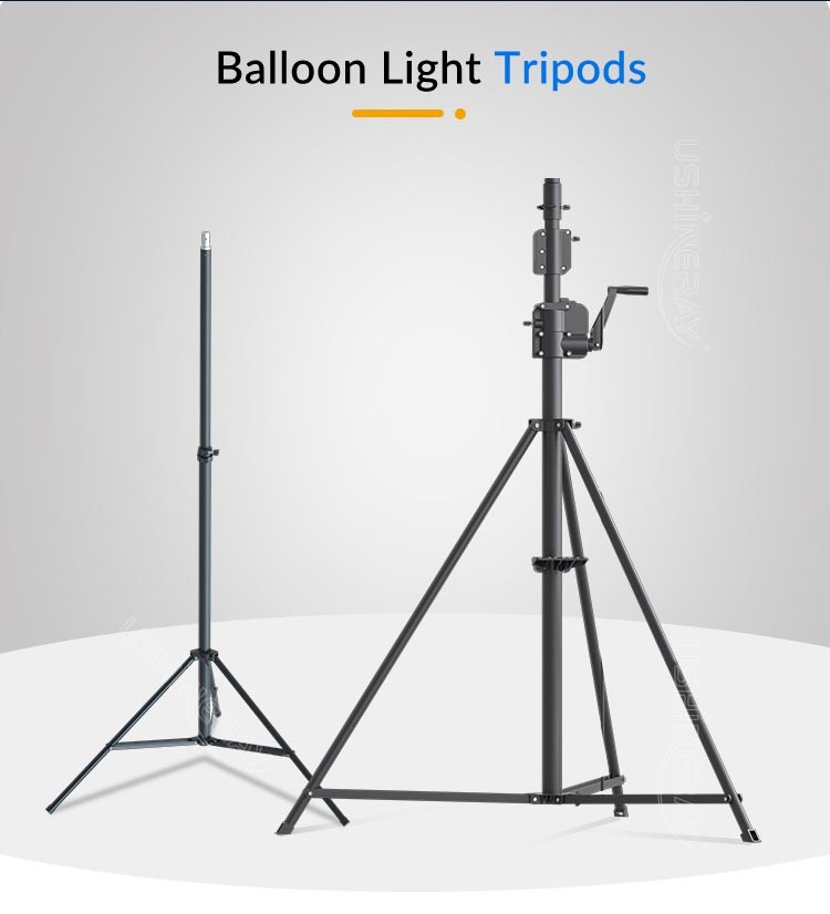 Glare Free 320W Balloon Light Tower RGB Tripod Lights For Wedding