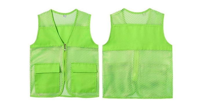 High Visibility Road Safety Products OEM Logo Reflective Safety Vest