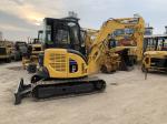 4 Cylinders 0.2cbm Bucket 40hp Used KOMATSU PC55 Digger