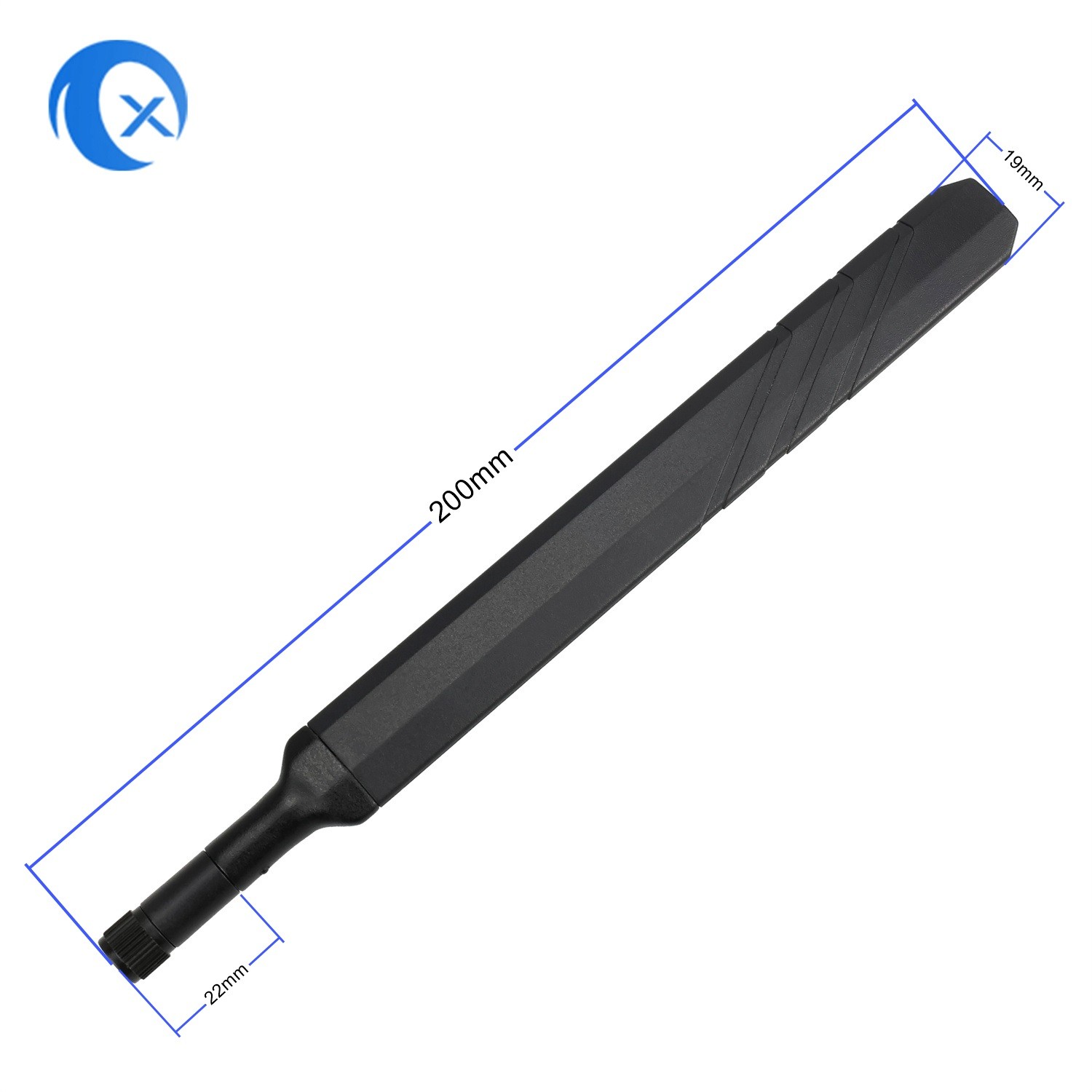 600MHz - 6000 MHz Ultra Wideband 5G Rubber Duck Antenna With Swivel SMA Connector